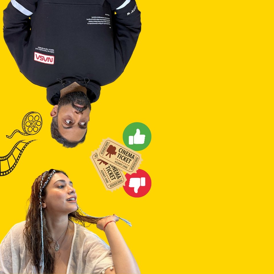 The hosts of Couple of Critics
